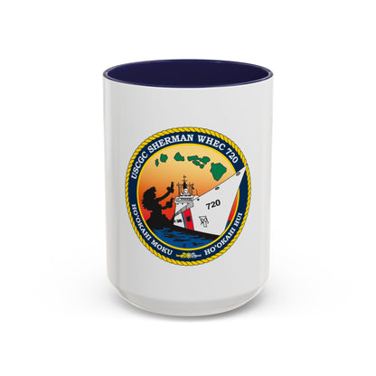 USCGC Sherman WHEC 720 new 2016 (U.S. Coast Guard) Accent Coffee Mug