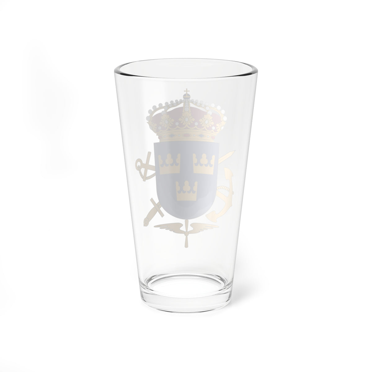 Försvarets läromedelscentral vapen (Sweden) (Coat of Arms) Pint Glass 16oz