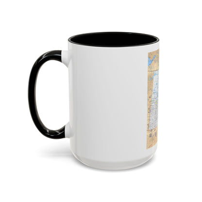 Canada - Saskatchewan & Manitoba (1979) (Map) Accent Coffee Mug