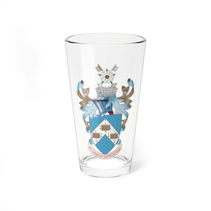 University of York coat of arms (United Kingdom) (Coat of Arms) Pint Glass 16oz