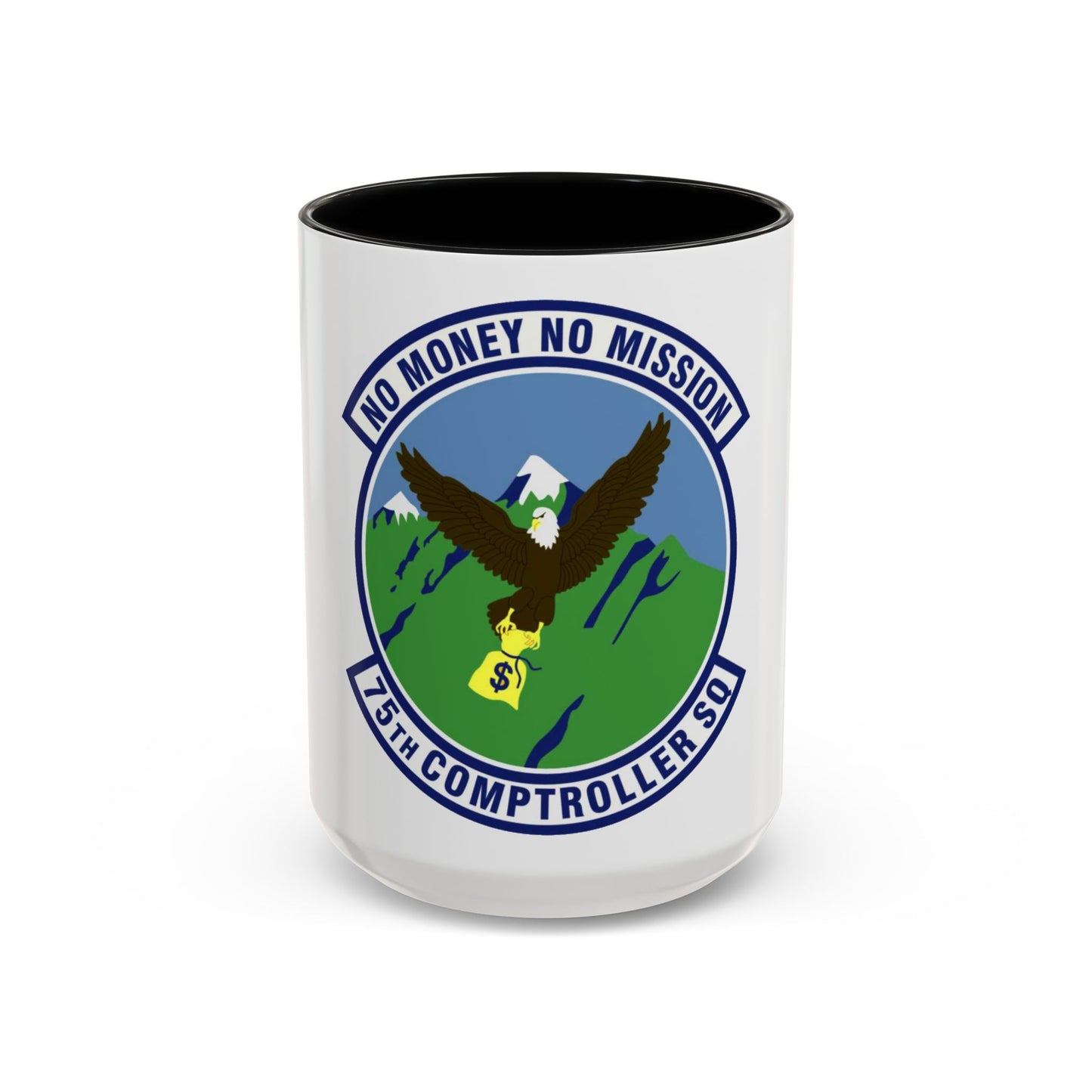 75th Comptroller Squadron (U.S. Air Force) Accent Coffee Mug