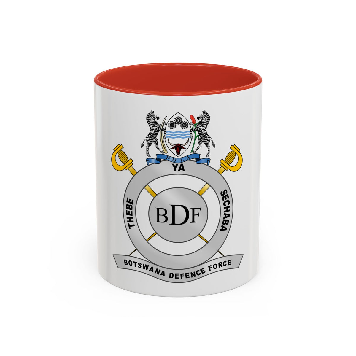 Botswana Defence Force - Accent Coffee Mug