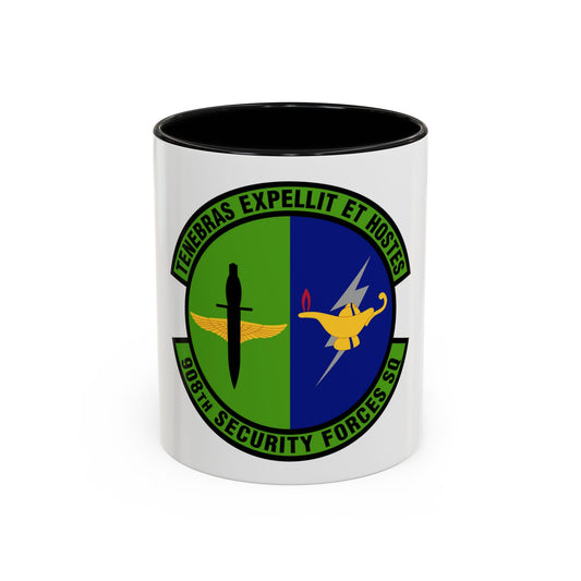 908th Security Forces Squadron (U.S. Air Force) Accent Coffee Mug