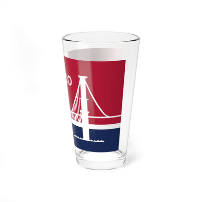 Flag of Waco, Texas - Pint Glass 16oz