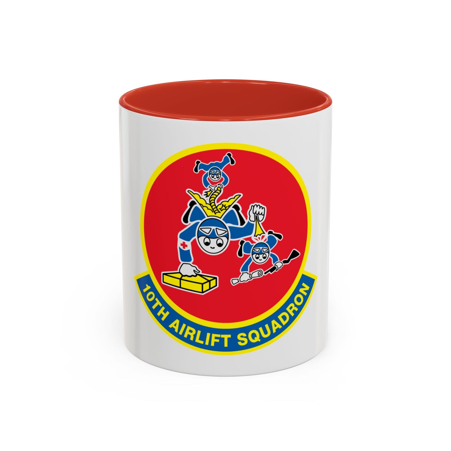 10th Airlift Squadron (U.S. Air Force) Accent Coffee Mug