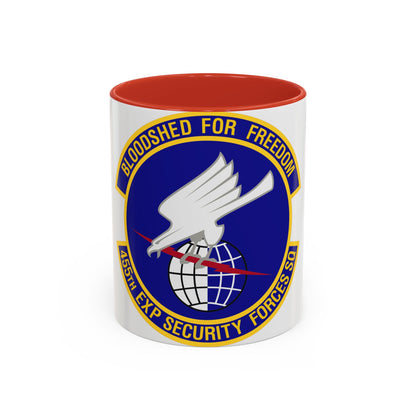 455th Expeditionary Security Forces Squadron (U.S. Air Force) Accent Coffee Mug