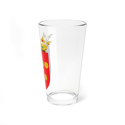 Escudo de Alborache Valencia (Spain) (Coat of Arms) Pint Glass 16oz
