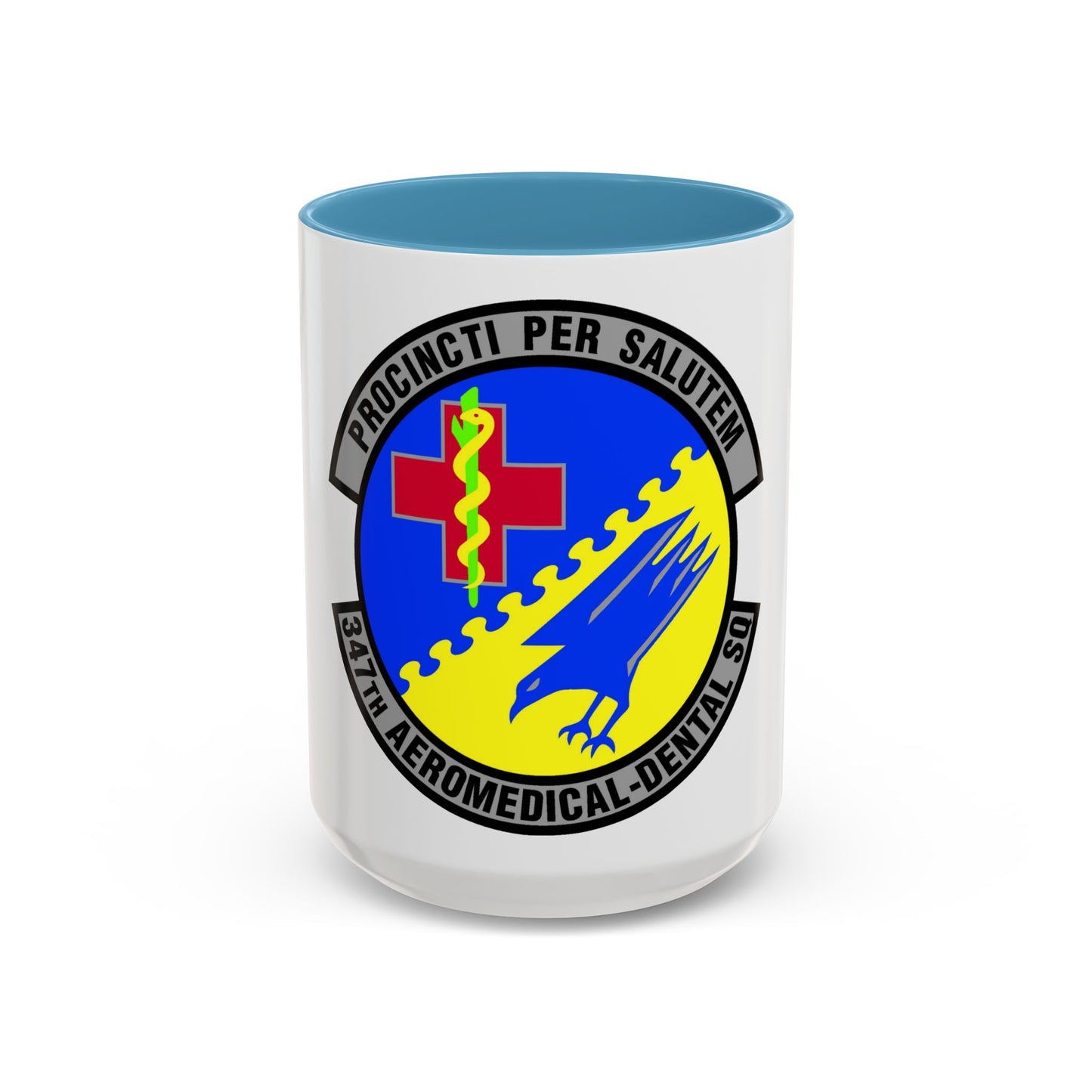347th Aeromedical Dental Squadron (U.S. Air Force) Accent Coffee Mug