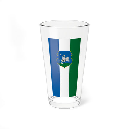 Flag of Nezsa (Hungary) Pint Glass 16oz