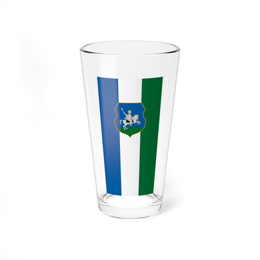 Flag of Nezsa (Hungary) Pint Glass 16oz