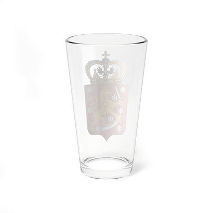 Coats of arms of the Grand Duchy of Finland 1882 (Russia) (Coat of Arms) Pint Glass 16oz