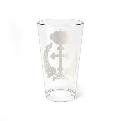 Emblema del Arzobispado Castrense (Spain) (Coat of Arms) Pint Glass 16oz