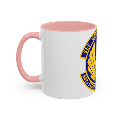 642d Electronic Systems Squadron (U.S. Air Force) Accent Coffee Mug