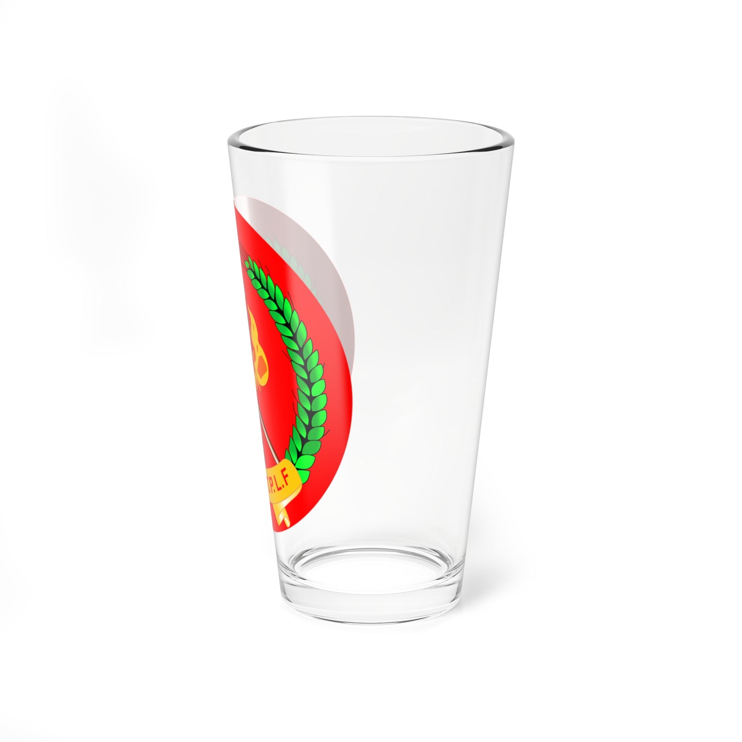 Emblem Of Tigray Peoples Liberation Front (Ethiopia) (Coat of Arms) Pint Glass 16oz
