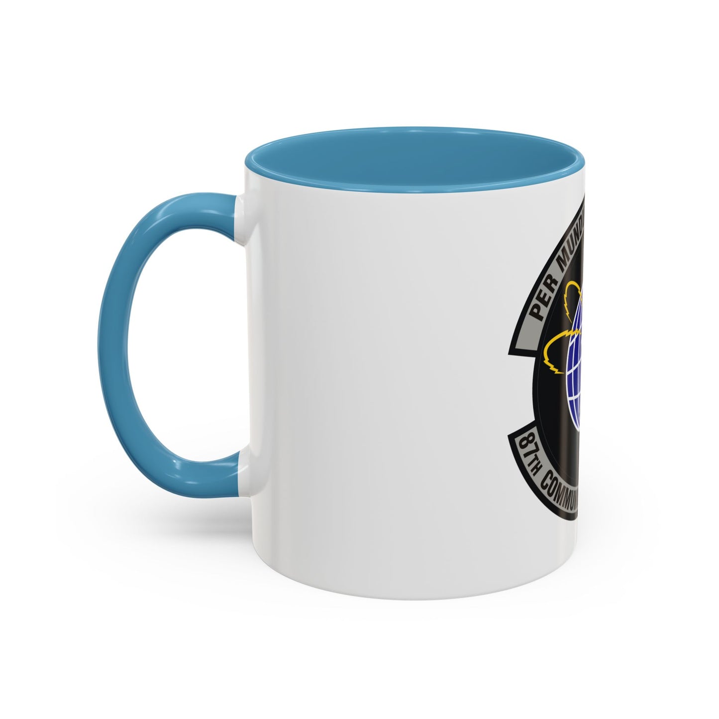87th Communications Squadron (U.S. Air Force) Accent Coffee Mug
