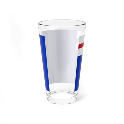 English Blue Ensign 1620 (England) Pint Glass 16oz
