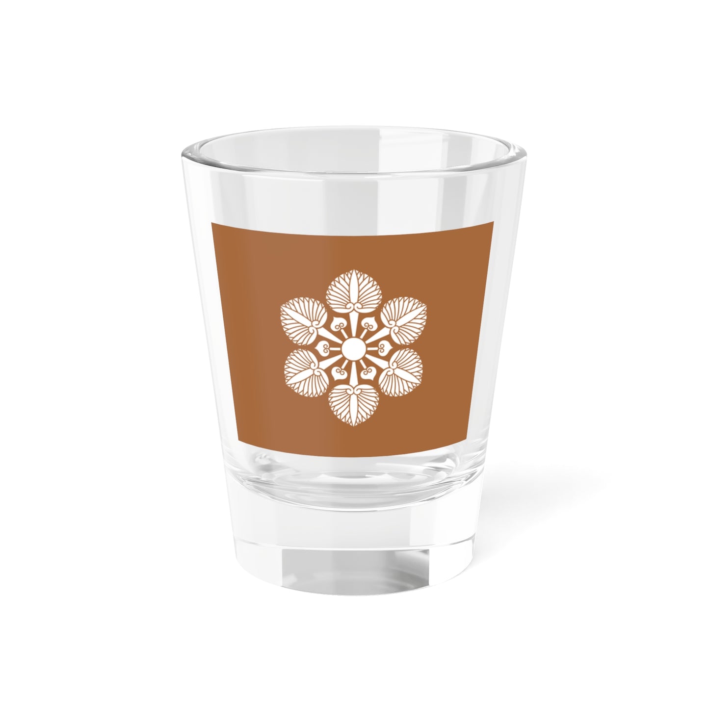 Flag of the Matsudaira Lords of Fukui in Echizen Province B (Japan) Shot Glass 1.5oz