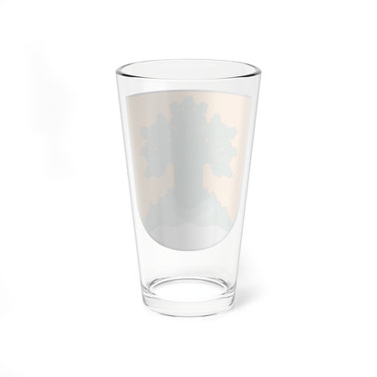 Valmieras novada ģerbonis (Latvia) (Coat of Arms) Pint Glass 16oz
