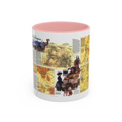 USA - Central Rockies 2 (1984) (Map) Accent Coffee Mug
