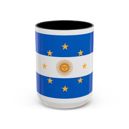 Navy Jack of Argentina 1818 - Accent Coffee Mug