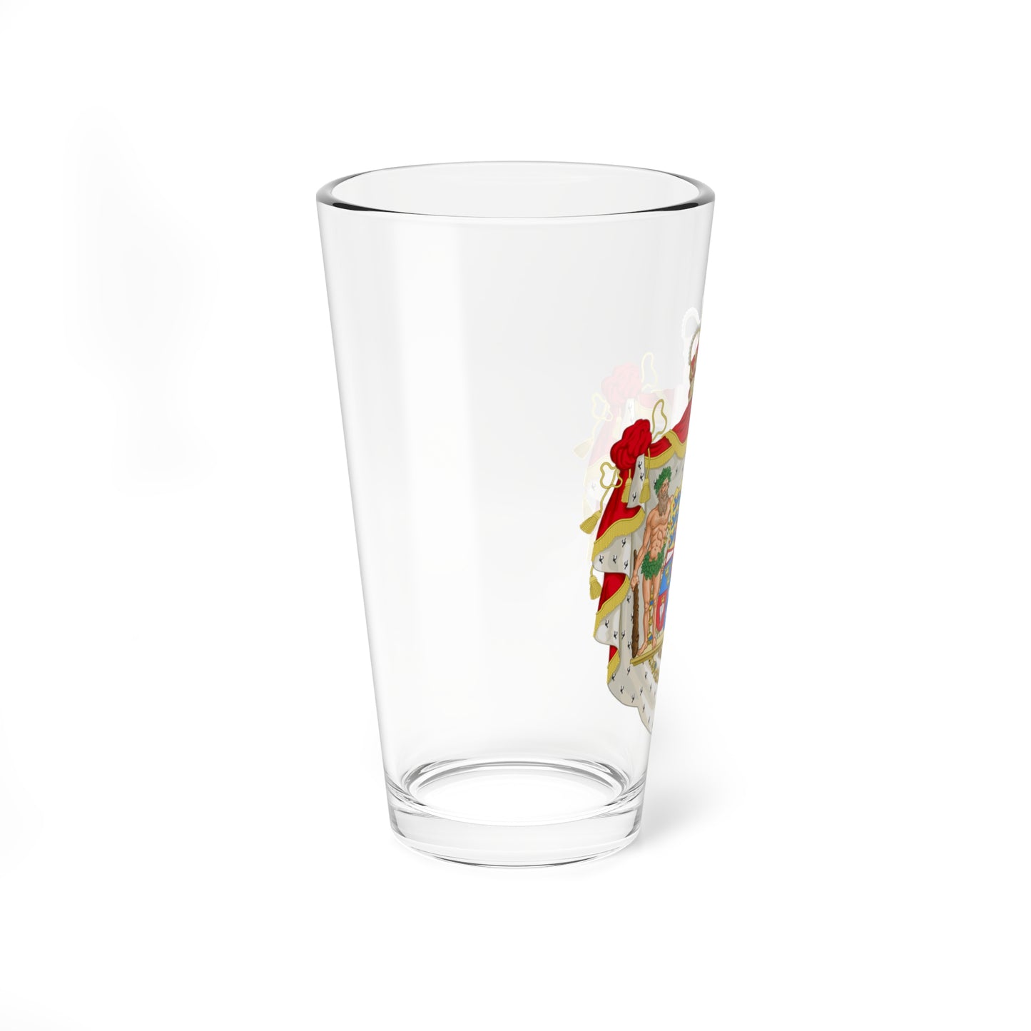 Coat of Arms of Valdemar of Danemark 1819-1903 (Denmark) (Coat of Arms) Pint Glass 16oz