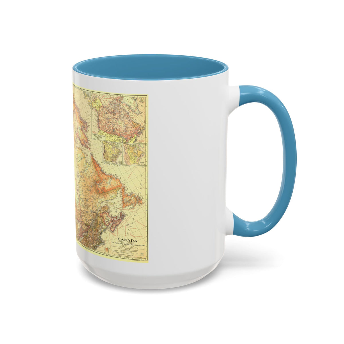 Canada (1936) (Map) Accent Coffee Mug