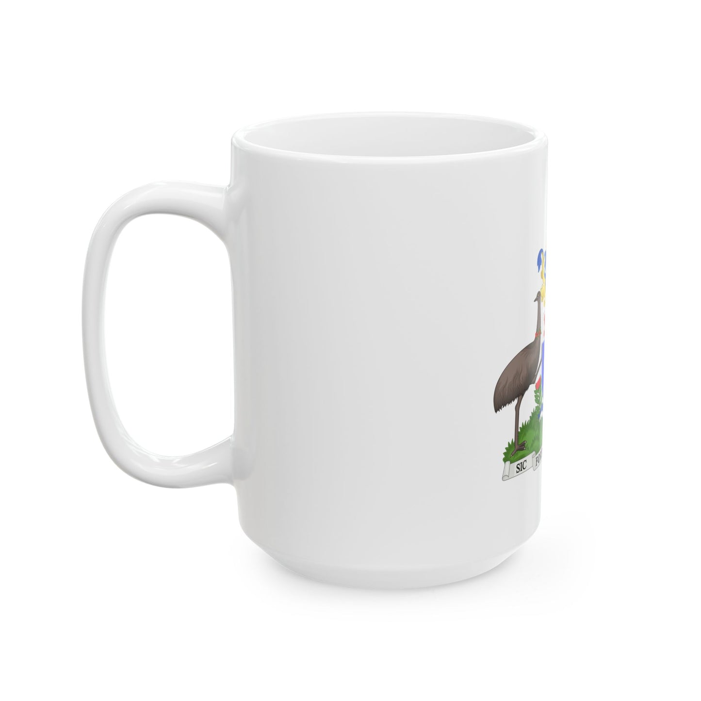 Coat of Arms Hobart Australia - White Coffee Mug