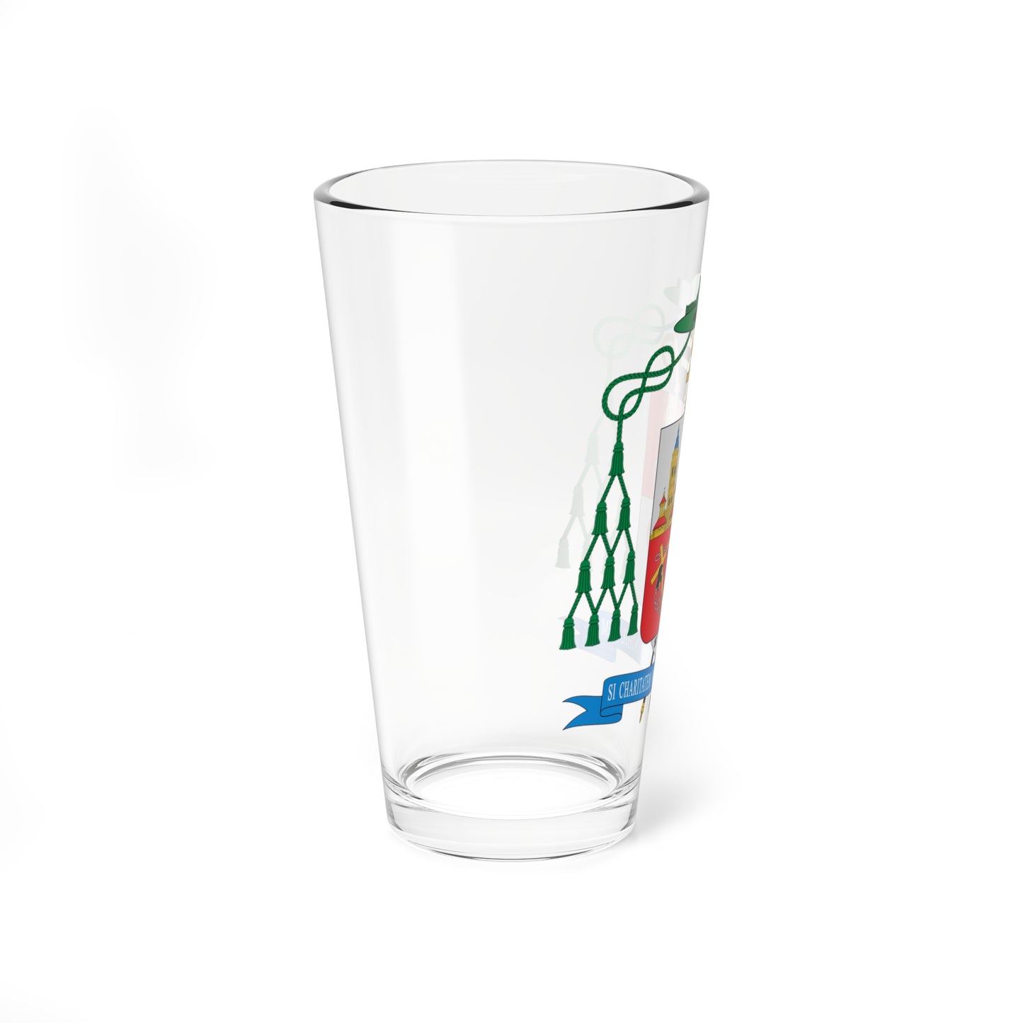 Escudo de Florencio Roselló Avellanas (Spain) (Coat of Arms) Pint Glass 16oz