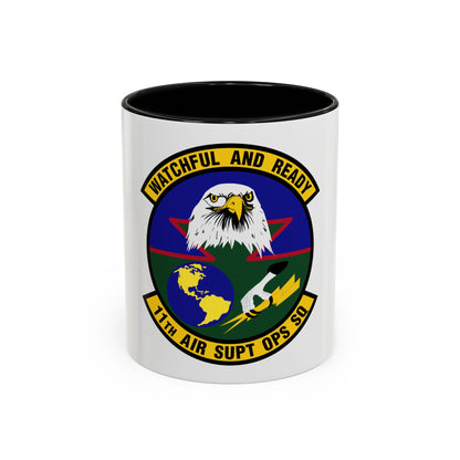 11 Air Support Operations Squadron ACC (U.S. Air Force) Accent Coffee Mug