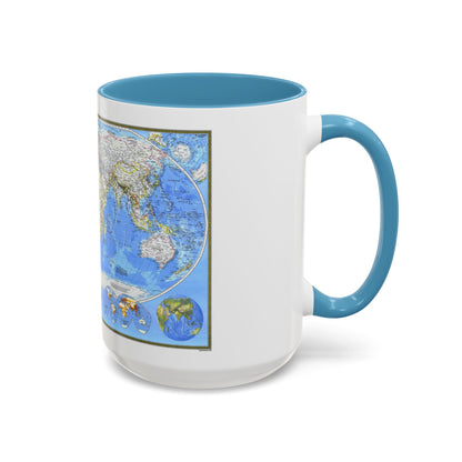 World Map (1988) (Map) Accent Coffee Mug