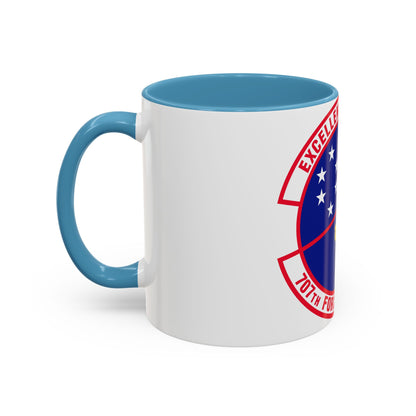 707 Force Support Squadron AFISRA (U.S. Air Force) Accent Coffee Mug