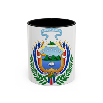 Coat of arms of Costa Rica (1848-1906) - Accent Coffee Mug