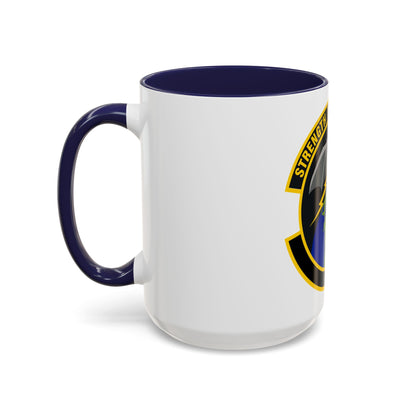 595 Operations Support Flight AFSPC (U.S. Air Force) Accent Coffee Mug