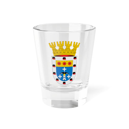 Escudo de Mariquina (Chile) (Coat of Arms) Shot Glass 1.5oz