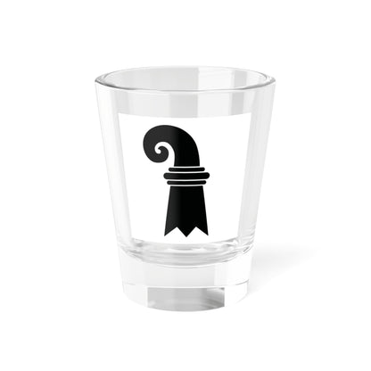 Flag of Canton of Basel (Switzerland) Shot Glass 1.5oz