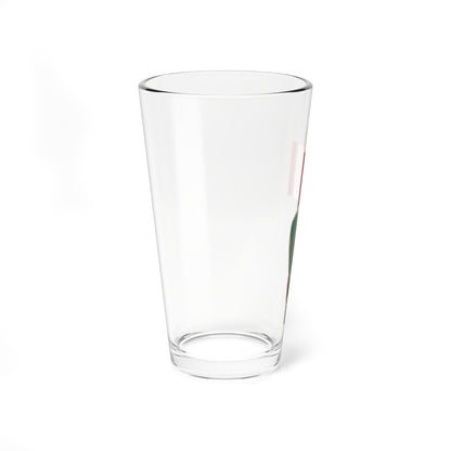 War standard of the King of Thailand Thongchai Raja Krabi Yut Noi with staff (Thailand) Pint Glass 16oz