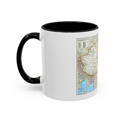 China 1 (1991) (Map) Accent Coffee Mug