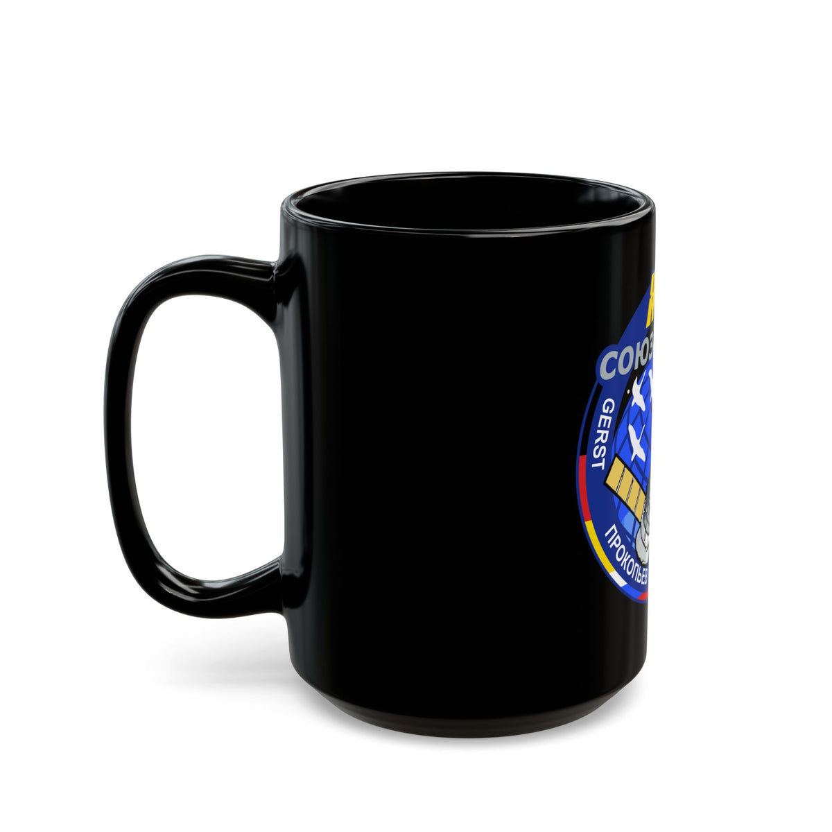 Soyuz MS-09 (Soyuz Programme) Black Coffee Mug