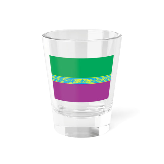Прапор-Старобешівського-раи (Ukraine) Shot Glass 1.5oz