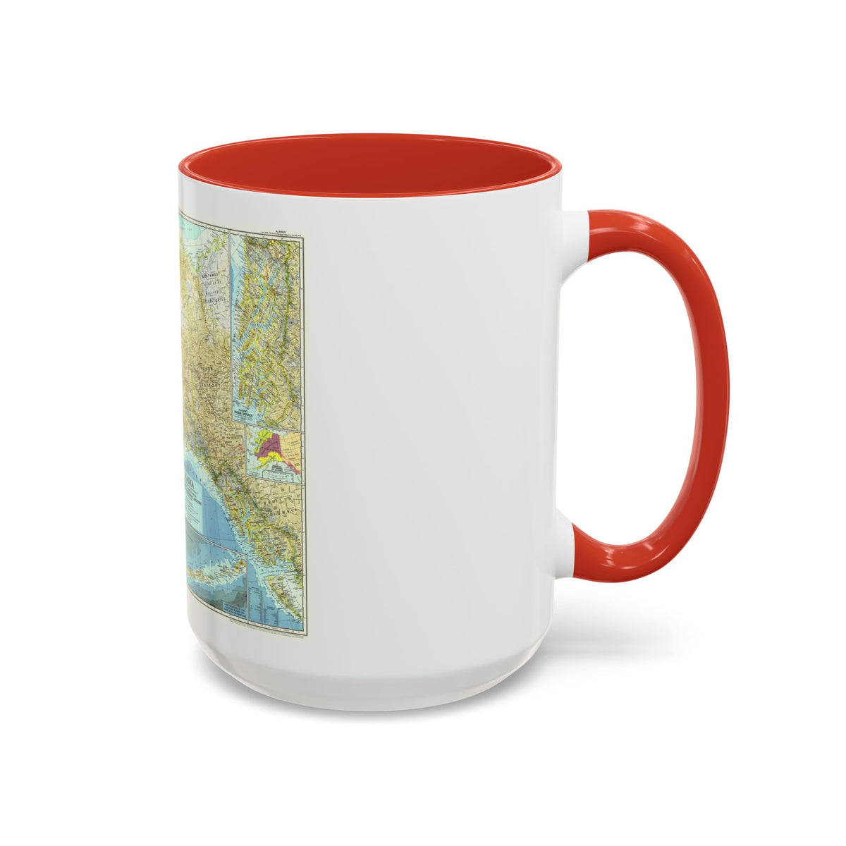 USA - Alaska (1956) (Map) Accent Coffee Mug