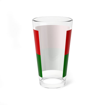 Bayonne flag (France) Pint Glass 16oz