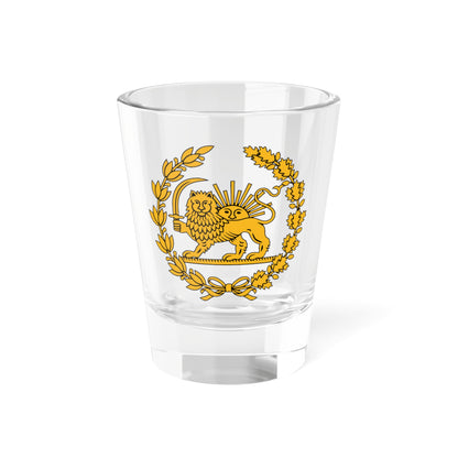 Lion and Sun Emblem of Iran (Iran) (Coat of Arms) Shot Glass 1.5oz