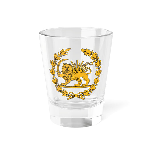 Lion and Sun Emblem of Iran (Iran) (Coat of Arms) Shot Glass 1.5oz
