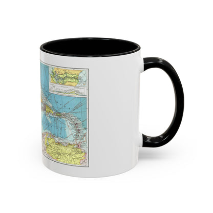 Central America (1913) (Map) Accent Coffee Mug