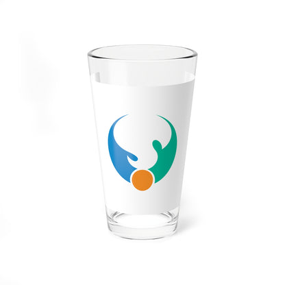 Flag of Shibushi Kagoshima (Japan) Pint Glass 16oz