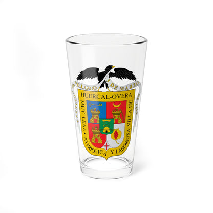 Escudo de Huercal-Overa (Spain) (Coat of Arms) Pint Glass 16oz