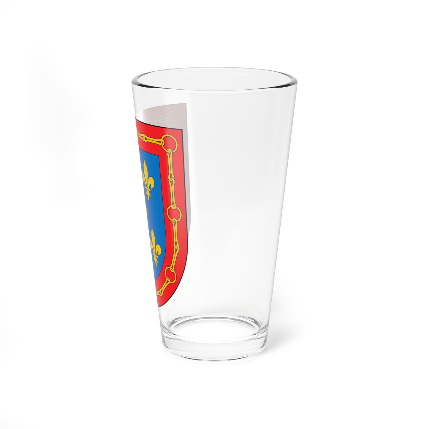 Escudo de Burlada Simple (Spain) (Coat of Arms) Pint Glass 16oz