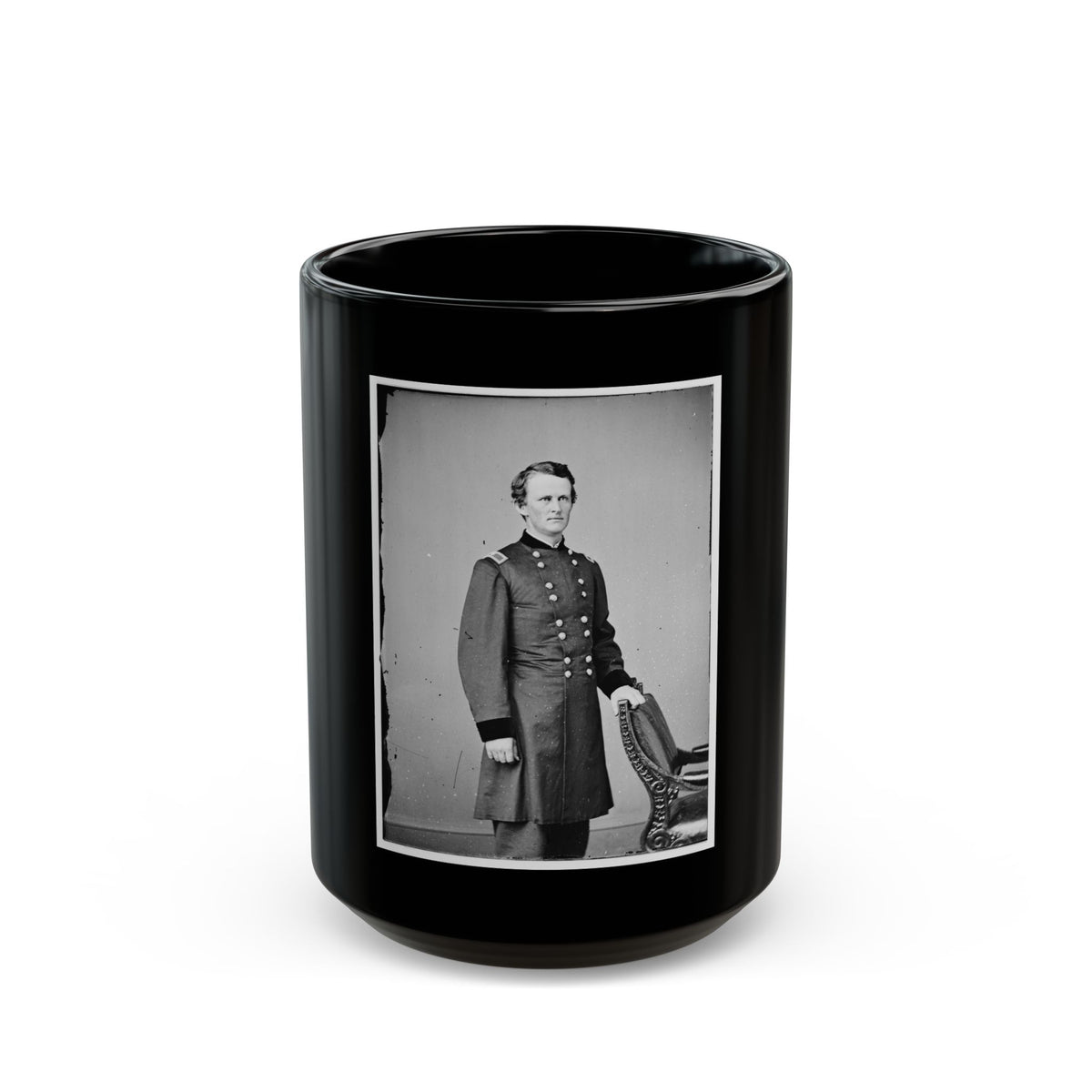 Portrait Of Brig. Gen. Wesley Merritt, Officer Of The Federal Army (U.S. Civil War) Black Coffee Mug