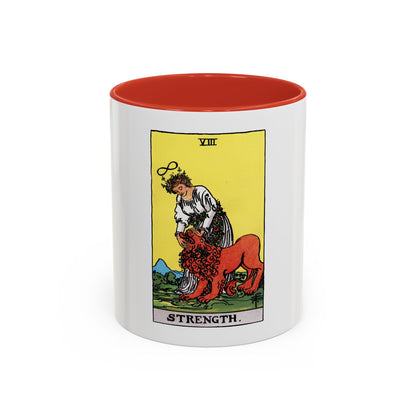 Strength (Tarot Card) Accent Coffee Mug