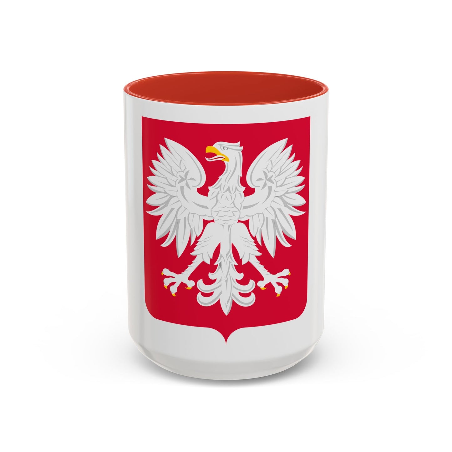 Coat of arms of Poland (1980-1990) - Accent Coffee Mug